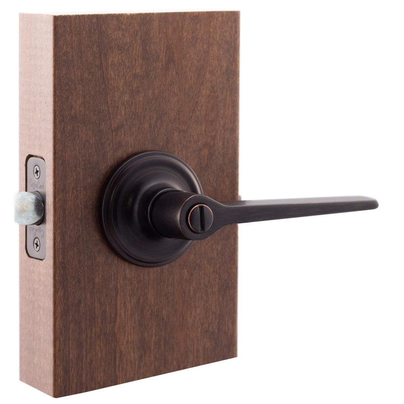 Copper Creek ZL2230TB Contemporary Privacy Zane Non-Handed Lever, Tuscan Bronze