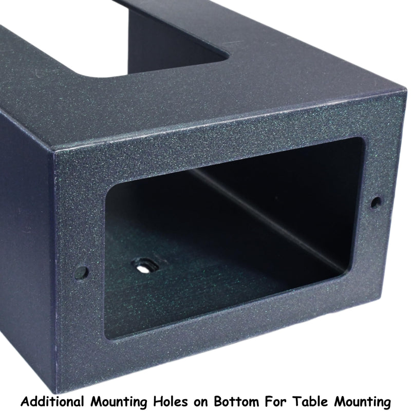 3D Printed Glove Box Holder Dispenser for 3.1" H x 5.1" W Box (Blank, Nebulae Blue Galaxy) No Illustrations