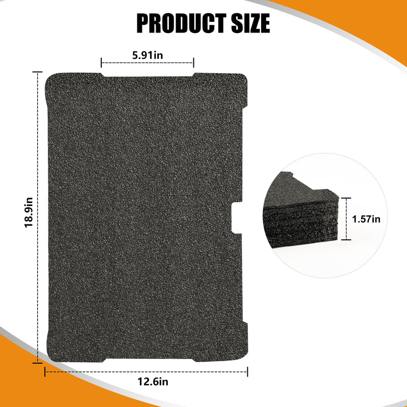 48-22-8451 Foam Inserts for Milwaukee Packout Drawer Tool Boxes, Compatible with 48-22-8424, Customizable & Abrasion Resistant Black Foam Liners 2 Pack