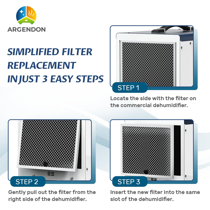 ARGENDON Filter Replacement Black