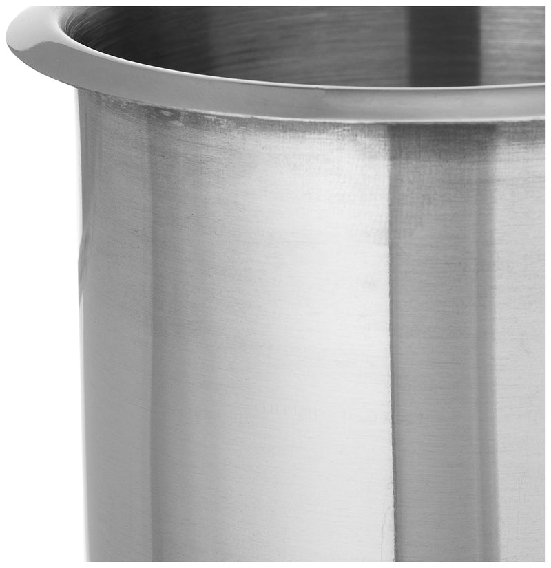 10 Regular Silver Drop-in Cup Holders for Poker and Card Tables- 2.3 in Tall x 3.18 in Wide, for Beer & Water Bottles, Cans Small (Pack of 10)