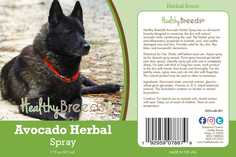 Healthy Breeds Norwegian Elkhound Avocado Herbal Spray 17 oz