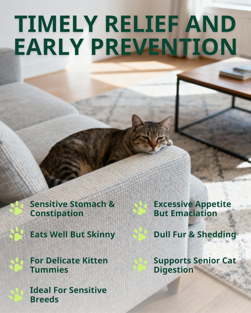 Cat Lax Digestive Support Drops,Psyllium Husk & Prebiotics for Cat Constipation Relief,Gentle Liquid Cat Supplement, Chicken Flavor, Easy Mix into Food, 2 fl oz