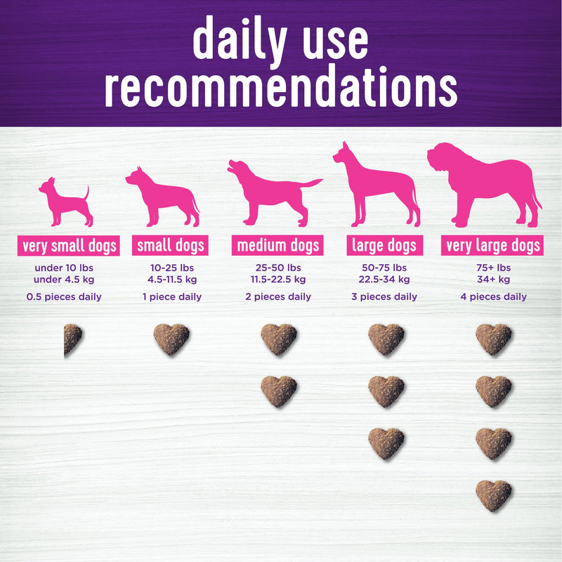 Wellness Salmon Flavored Soft Chew Immune & Allergy Supplements for Dogs, 45 Count Immunity/Allergy