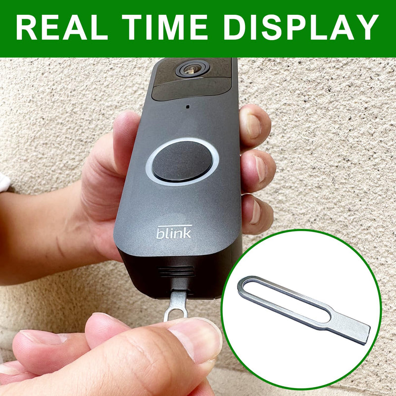 4 Pack Blink Doorbell Key Replacement Tool,Blink Doorbell Opening Tool,Blink Doorbell Pin Tool,Compatible With Blink Video Doorbell,Release Tool Removal Pin Security Key Tool
