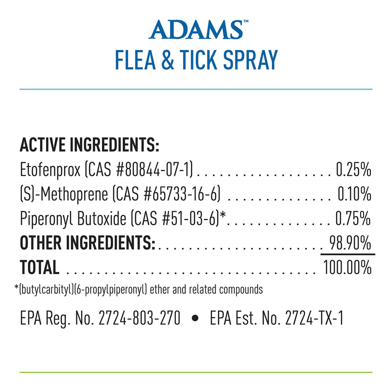 Adams Flea & Tick Spray 16 ounces - PawsPlanet Australia