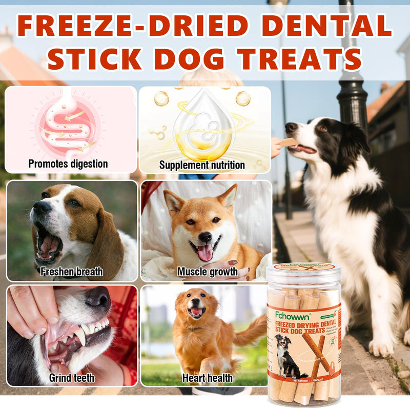 Natural Salmon Carrot Dog Sticks, Omega3 Rich Dental Snack, Training Reward for All Breed Dogs