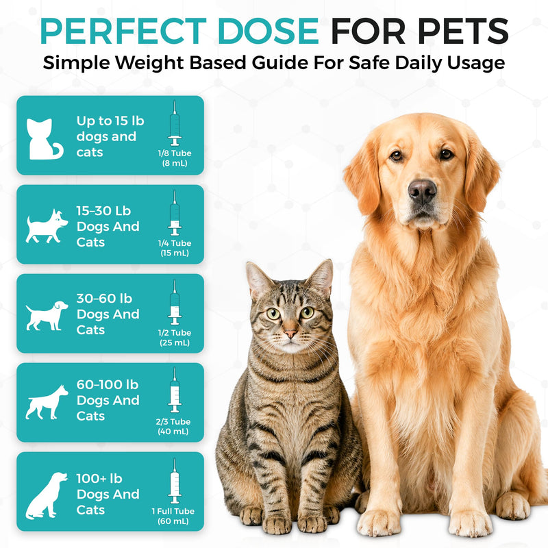 (60ml) Activated Charcoal for Dogs & Cats - Emergency Poisoning Aid Paste | Veterinary-Grade Digestive Aid for Toxin Binding, & Upset Stomach | Fast Acting Pet First Aid Kit
