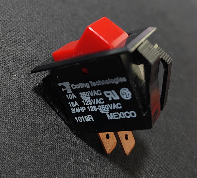 Suitable for Carling Technologies 1019R Rocker Switch ON-Off 15A 125VAC 2-Pin Copper Terminals(1PC)