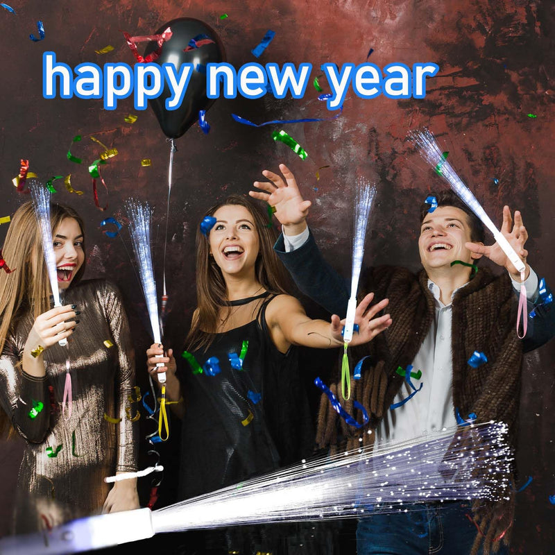 25 Pcs White Fiber Optic Wands,3 Models Wedding Sparklers,Glow Sticks Light up Sticks Led Light Wands Fit Wedding Bridal Shower Birthday Valentine's Day fashion