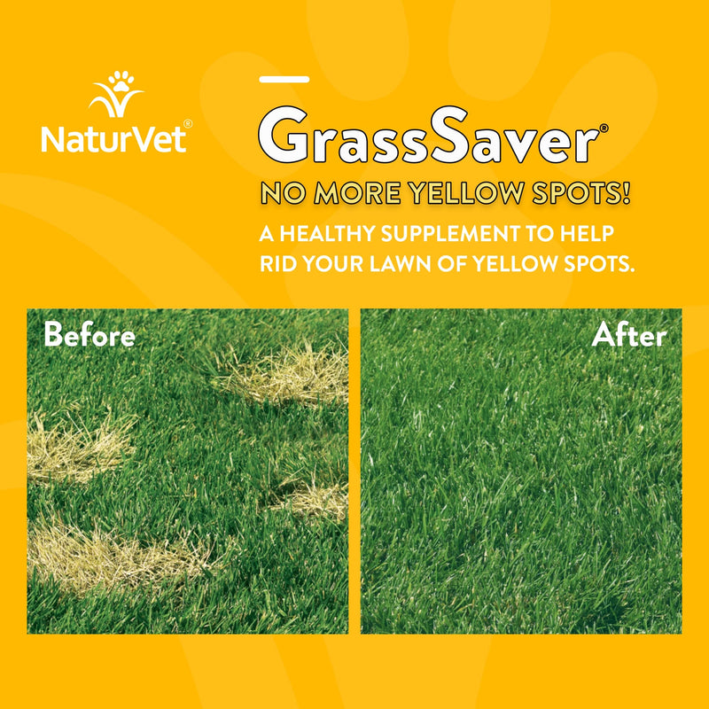 NaturVet – GrassSaver Wafers for Dogs Plus Enzymes – 300 Wafers – Healthy Supplement to Help Rid Your Lawn of Yellow Spots – Synergistic Combination of B-Complex Vitamins & Amino Acids - PawsPlanet Australia