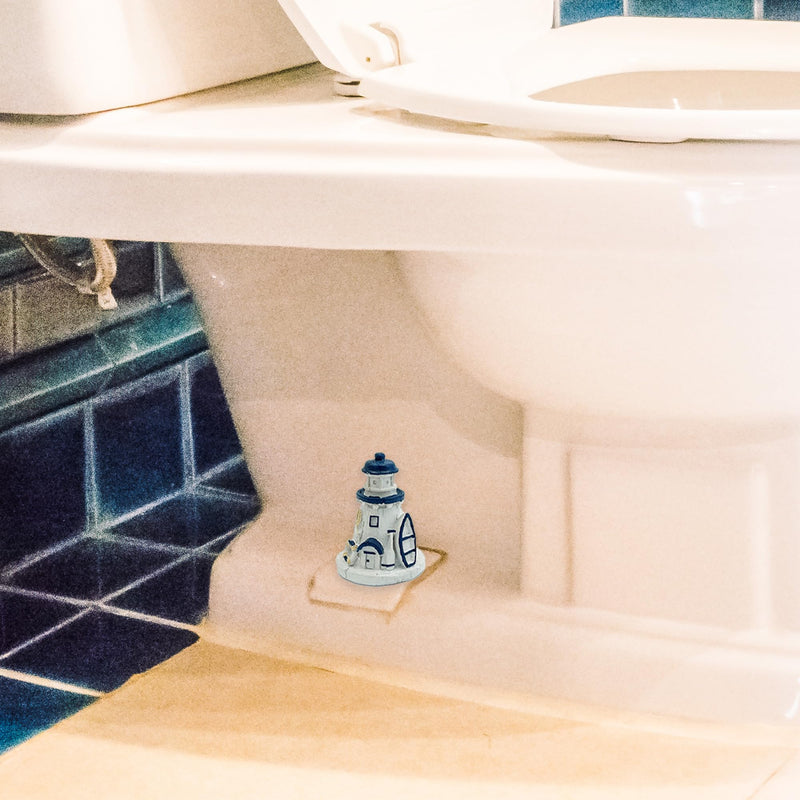 4-Pack Lighthouse Toilet Bolt Covers Decorative Toilet Bolt Caps Toilet Caps for Bottom of Toilet