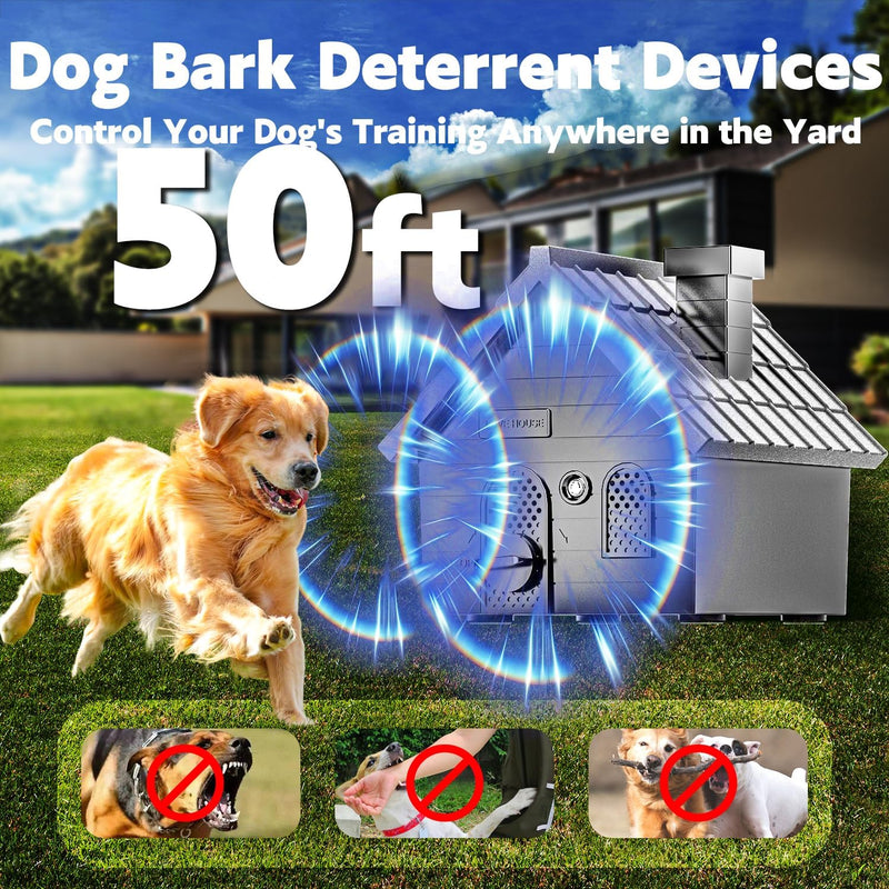 AODA Anti Barking Device for Dogs, Ultrasonic Dog Bark Deterrent Devices, Dog Barking Silencer up to 50 FT, Dog Barking Control Device, Bark Box Indoor Outdoor Use