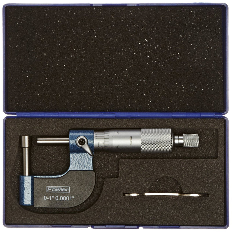 Fowler 52-510-601-1, Cylindical Tube Micrometer with 0-1" Measuring Range