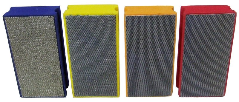Diamond Hand Polishing Pads by Alpha - 7 Piece Kit
