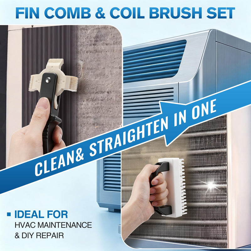 AC Fin Comb Set, Air Conditioner Comb and Radiator Fins Straightener Tool
