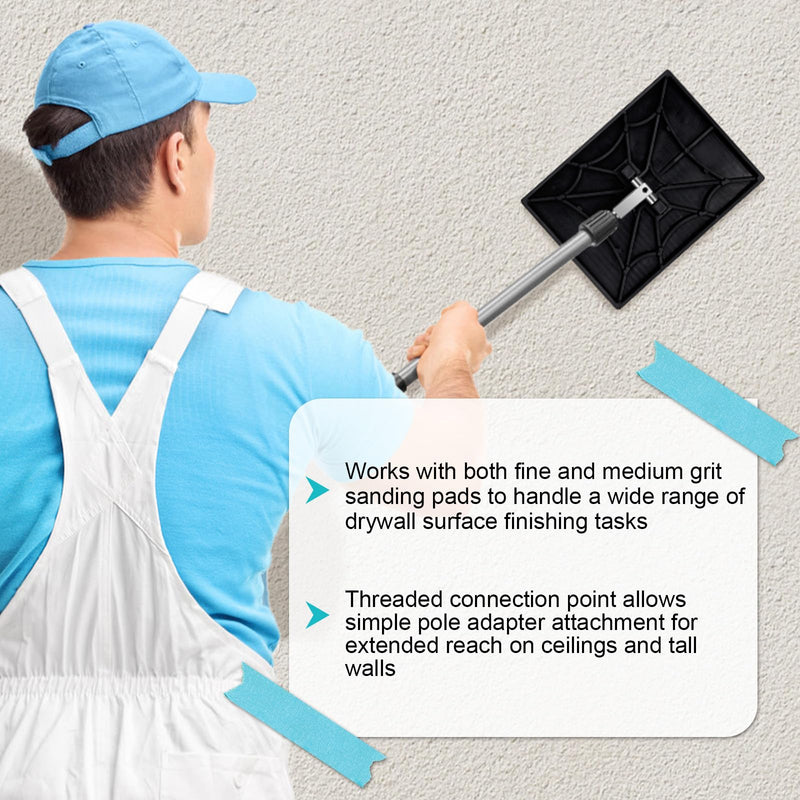 2 Pack 540 Pro Drywall Sander Head, for sanding plasterboard