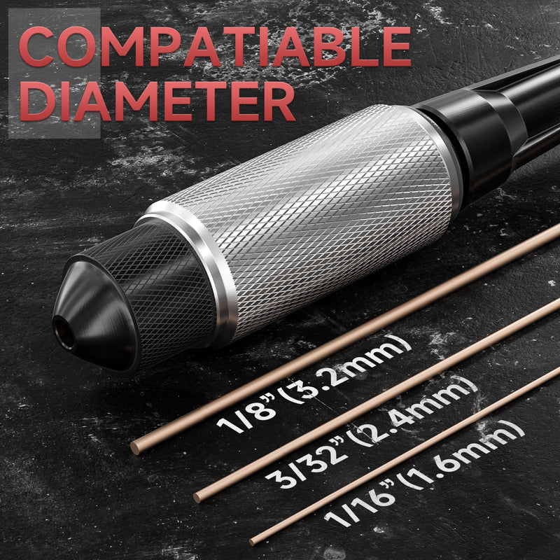 YESWELDER TIG Tungsten Manual Sharpener Holder Welding Tungsten Polish Gripper 1/16'' 3/32'' 1/8'' TSH-01