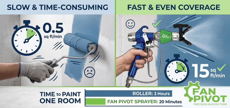 Airless Spray Gun Accessory, 7/8" Thread, Fits Most Standard Spray Guns Including: Graco, Wagner, Titan, TriTech, and Other Variations.