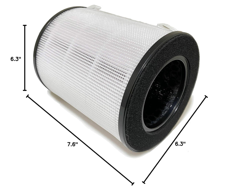 Nispira AP-T20FL True HEPA Replacement Filter Compatible with TotalClean 360° Tower Air Purifier AP-T20 AP-T20WT, 1 Pack