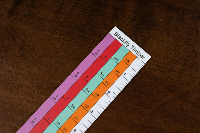 BLACKFLY Timber Magnetic Sawmill Scale B | Universal Lumber Guide fits Woodland Mills | Removable Milling Ruler (1/2, 3/4, 1, 1-1/8")