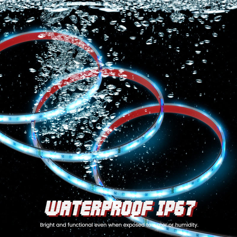 MYPLUS 15ft LED Boat Lights Strip with Bluetooth Control, Waterproof Marine Lights for Cockpit, Deck, Cabin, Pontoon and Fishing Boat