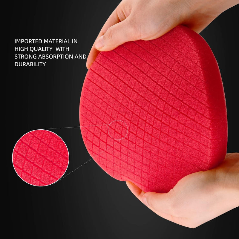 Buffing Polishing Pads, SPTA 7Pc 5.5 Inch Face for 5Inch 125mm Backing Plate Compound Buffing Sponge Pads Cutting Polishing Pad Kit for Car Buffer Polisher Compounding, Polishing and Waxing -A1094MIX 125mm Sets