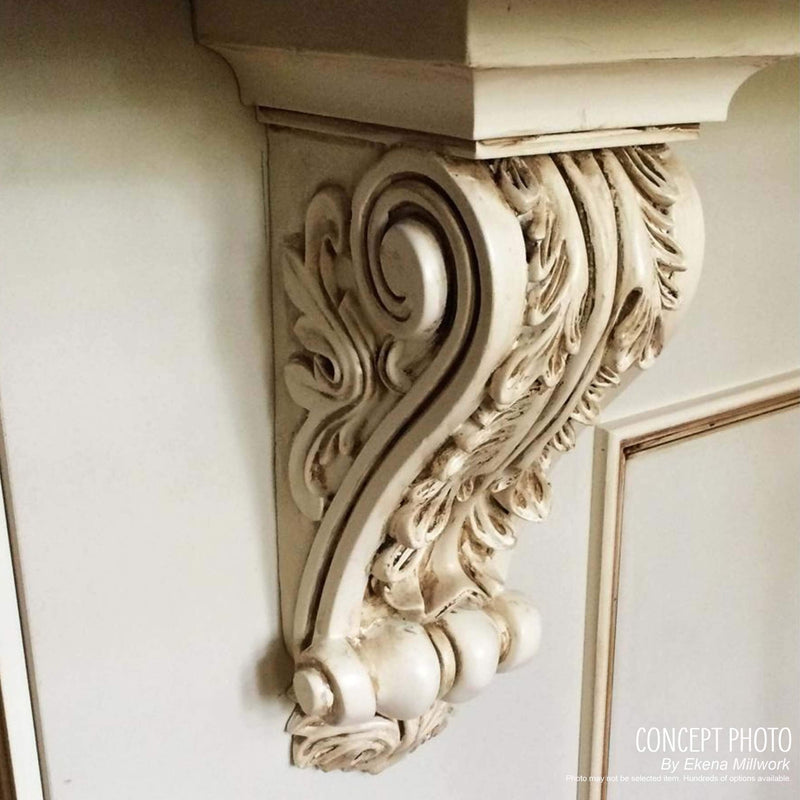Ekena Millwork COR06X18X04HA 6 1/4-Inch W x 4 3/8-Inch D x 18 1/8-Inch H Hampshire Corbel