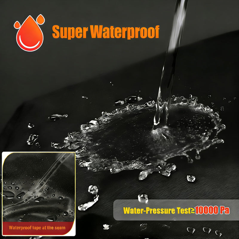 Evaporative Cooler Cover for Hessaire MC37M / MC37V 3100 CFM Portable Evaporative Cooler, 600D Waterproof Outdoor Portable Swamp Cooler Cover for Hessaire Outdoor Air Conditioner - 25" X 18" X 38" 25" X 18" X 38"