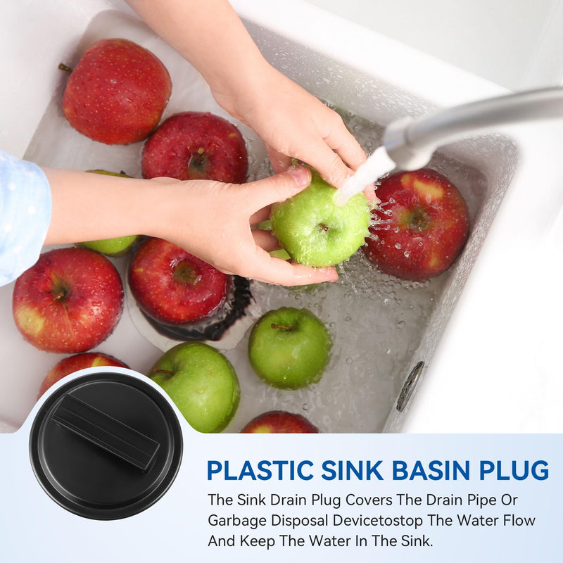 Garbage Disposal Sink Flange Kit with Garbage Disposal Stopper and Splash Guard, Garbage Disposal, Compatible with Waste King EZ Mount, Whirlaway and GE Models Garbage Disposal