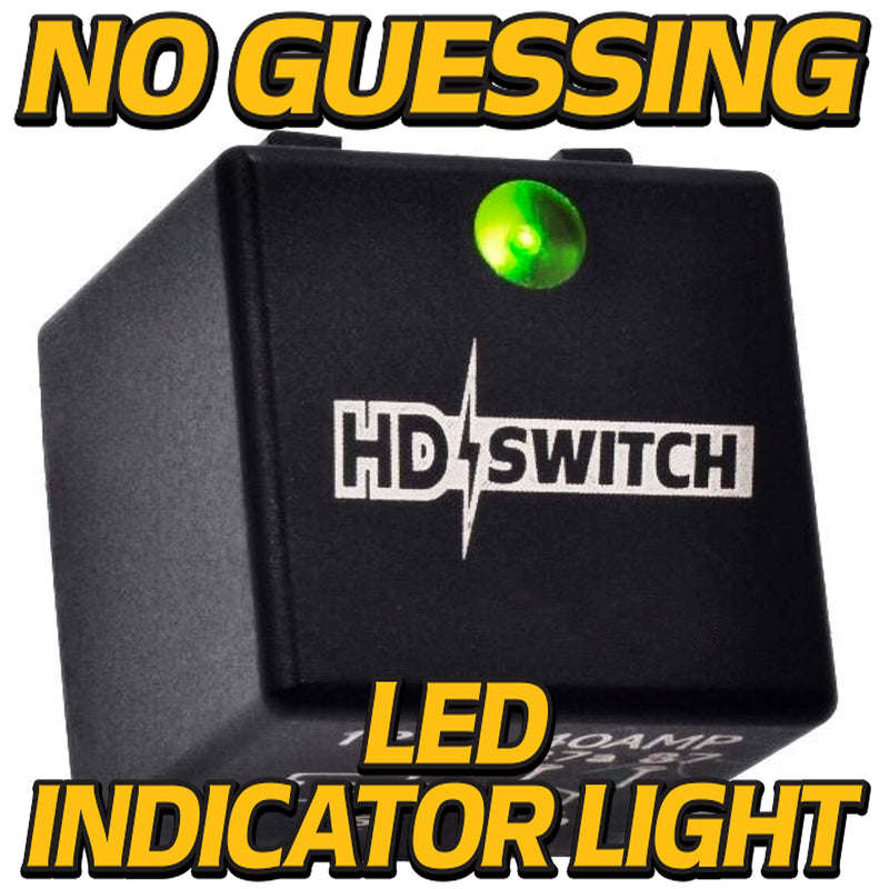 HD Switch 12V 40A Waterproof Relay Replaces Tyco V23234-A1001-X036 - SPDT w/LED Indicator Light & Dielectric Grease