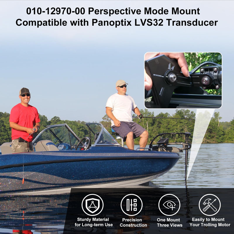 010-12970-00 Perspective Mode Livescope Mount Compatible with Garmin Panoptix LVS32 Transducer