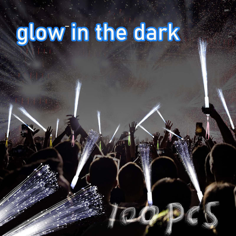 25 Pcs White Fiber Optic Wands,3 Models Wedding Sparklers,Glow Sticks Light up Sticks Led Light Wands Fit Wedding Bridal Shower Birthday Valentine's Day fashion