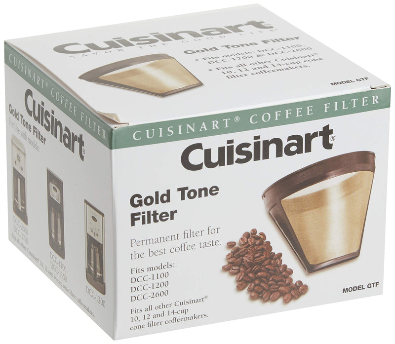 Cuisinart GTF Gold Tone Coffee Filter, 10-12 Cup Cone, Burr Mill - NewNest Australia