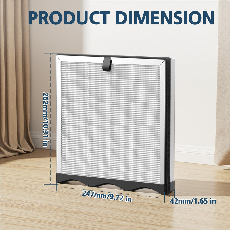 2 Pack JF239 Replacement Filter for JF239 & JF268 Air Puri-fier for Home
