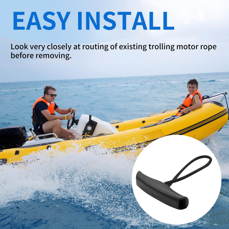 2Pcs MKA-45 Trolling Motor Rope & Handle, Lift and Release Rope for Maxxum and Edge Bow-Mount Trolling Motors -Compatible with Minn Kota Trolling Motor Parts,Sports & Outdoors