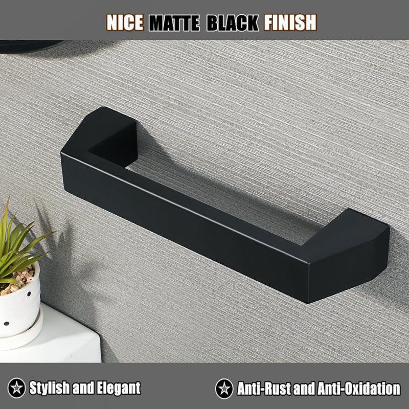 Alise 12 Inch Bath Towel Bars,Towel Hanger Towel Racks for Bathroom and Lavatory,SUS304 Stainless Steel Hand Towel Holder Towel Rail Wall Mount,Matte Black,GXY1540-300-B Matte Black 12-Inch