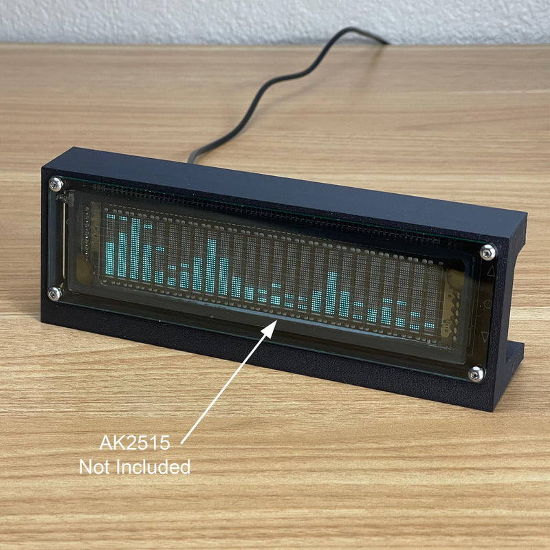 Stand for AK2515 Audio Spectrum Analyzer, Angled Display Holder, Easy Access to Ports, Desk and Entertainment Setup, Made in the USA