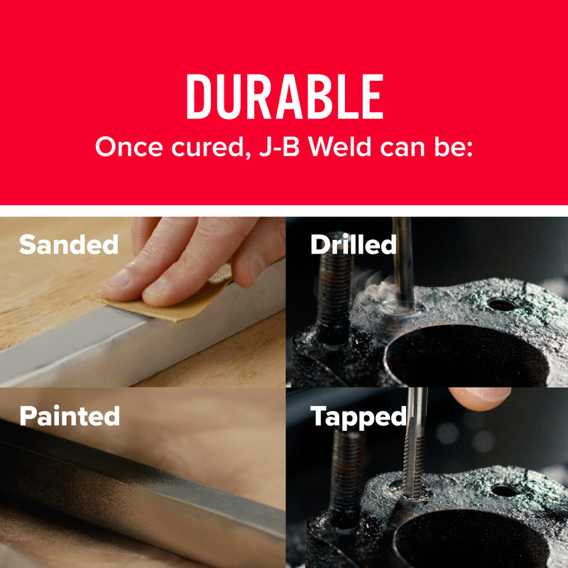 J-B Weld Original Epoxy, Steel Reinforced Epoxy, High Strength - 2 Pack, Dark Grey (8265S-2) 2 oz - 2 pack