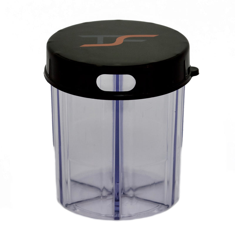 TSF Travel Pill Vitamin Medication Holder Dispenser Organizer Storage