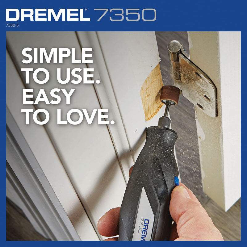 Dremel 7350-5 Cordless Rotary Tool Kit - Includes 4V Li-ion Battery and 5 Rotary Tool Accessories - Ideal for Light DIY Projects and Precision Work Original Kit