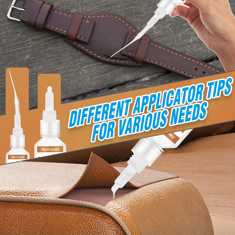Leather Glue, Fast-Drying Adhesive, Clear Superglue for Repairing Furniture Upholstery, Sofas, Shoes, Bags and Other Crafts, 30g (Pack of 1) 30 Grams * 1 Pack leather glue
