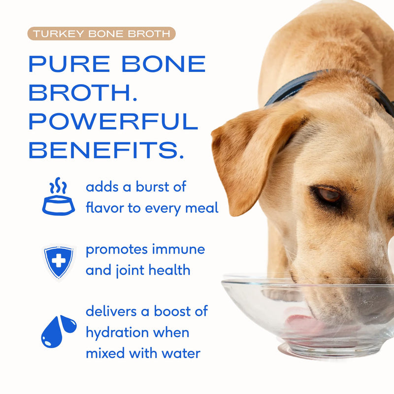 Native Pet Full-Body Wellness Duo: Turkey Bone Broth Powder for Dogs (96 Servings) & Daily Dog Multivitamin (60 Scoops) - Daily 11-in-1 Multivitamin and Pet Gravy Food Topper for Picky Eaters