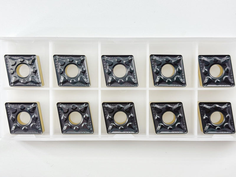 CNMG432 CNMG120408 Carbide Inserts for Steel CNC Turning, 10pcs | CNMG432 grade, CVD multi-layer coating, heavy roughing to semi-finish, fits MCLNR/L holders, for steel & cast iron CNMG120408-PM