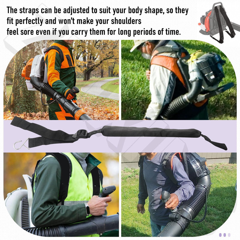 C061000111 C061000110 Backpack Blower Straps Compatible With Echo PB-265LN PB-403H PB-413H PB-460 PB-500 PB-610 PB-620 PB-650