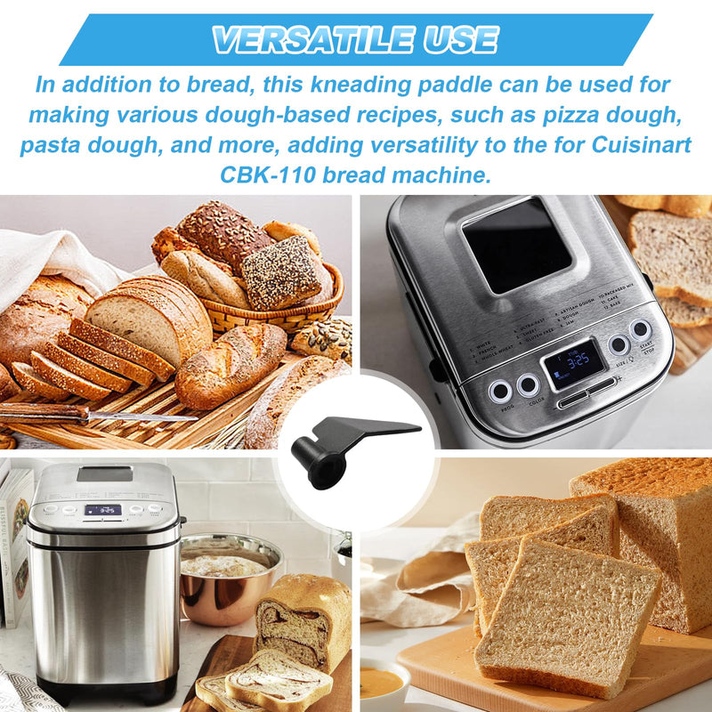 for Cuisinart CBK-110KP Kneading Paddle,Bread Machine Paddle Replacement
