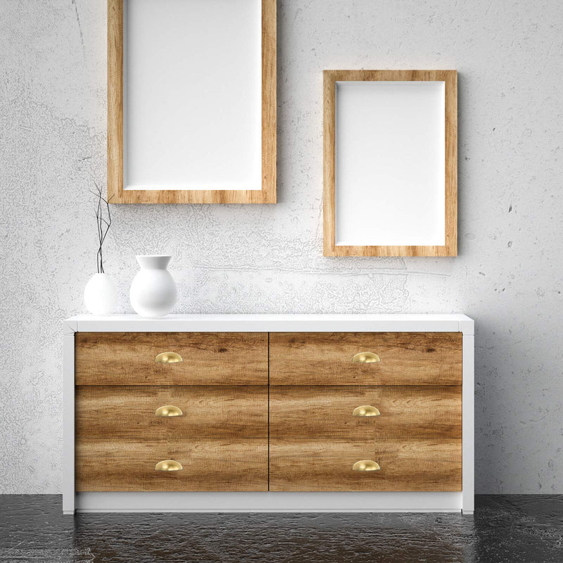 Goldenwarm 15 Pack Cabinet Hardware Modern Decorative Pulls 3'' Hole Centers Light Gold Cup Pulls for Dresser Drawers Light Brass Bin Cup Pulls Furniture Cupboard Door Hardware 15 packs Brushed Gold