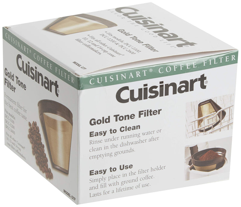 Cuisinart GTF Gold Tone Coffee Filter, 10-12 Cup Cone, Burr Mill - NewNest Australia