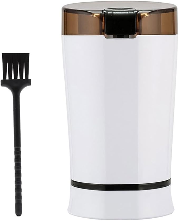 Electric Multifunctional Grinder.Electric Pill Crusher Grinder for Small or Large Pills,to Fine Powder. Pill Crusher Pulverizer Grinder for Elders or Pets. Small Dose Coffee Bean Grinder. (White) White