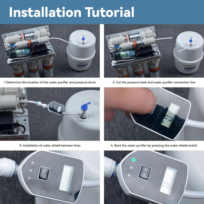 in-Line TDS Meter Digital Water Tester, Accurate and Reliable Small Water Quality Monitor Ideal for Drinking Water, Hydroponics, TDS and PPM Measurement 1